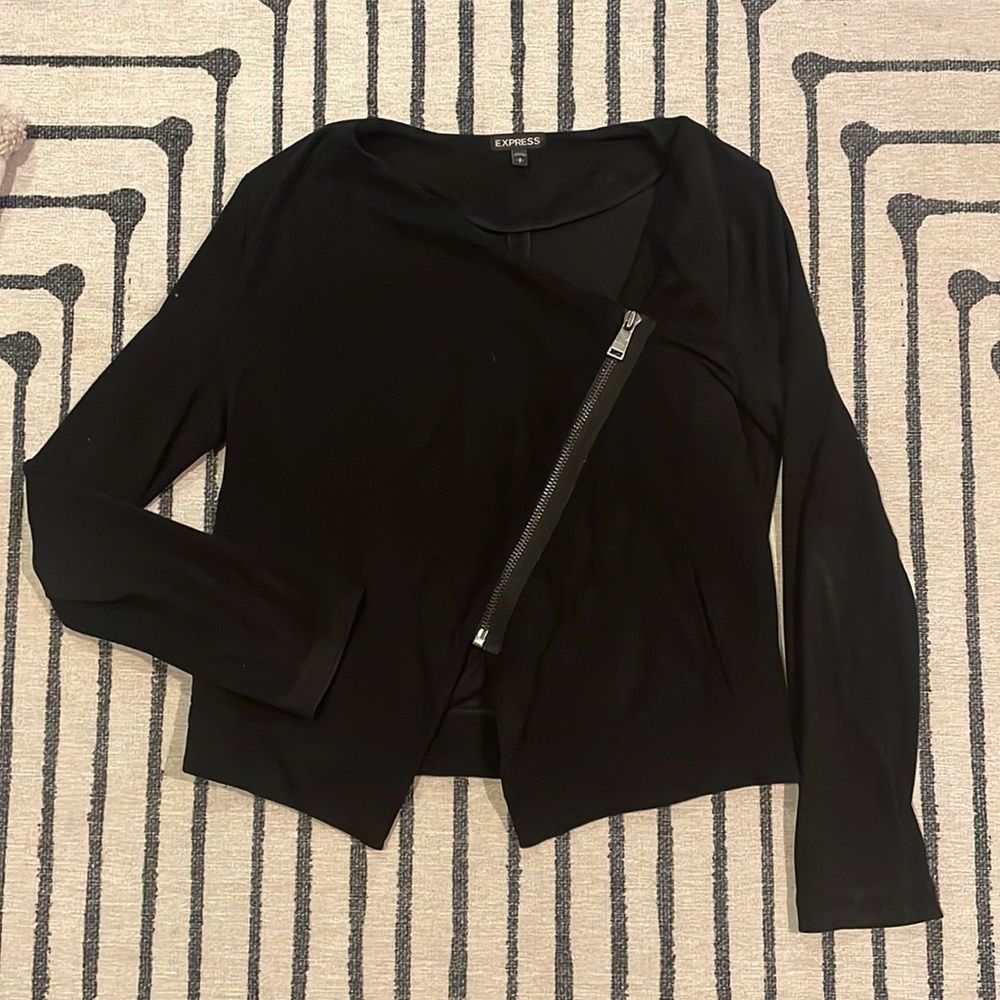 Express Suede Suit Blazer Jacket